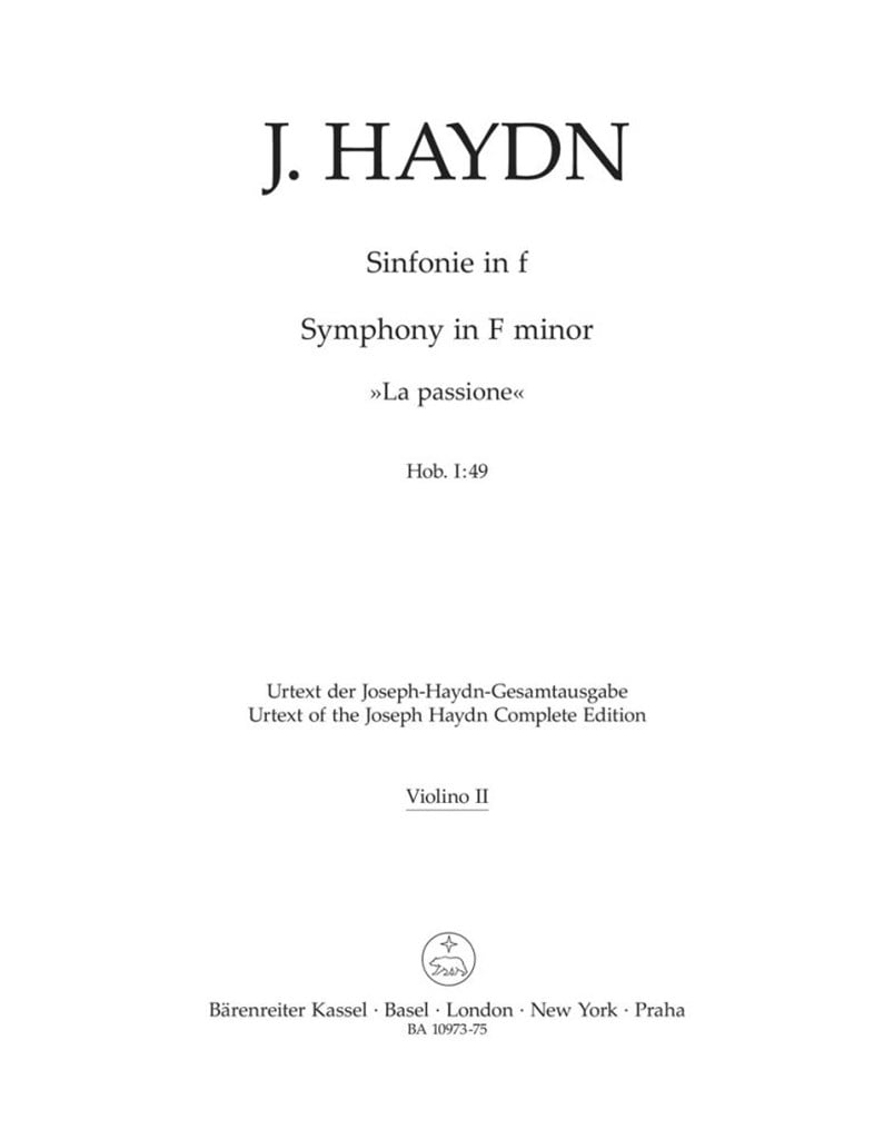 Symphony in F minor No. 49